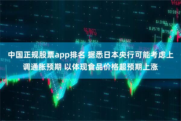 中国正规股票app排名 据悉日本央行可能考虑上调通胀预期 以体现食品价格超预期上涨